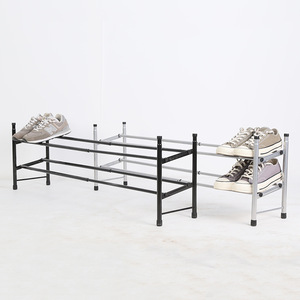 Jinsheng <b>Shoe</b> <b>Rack</b> 2 Tier Extendable Freestanding <b>Large</b> Capacity Storage For Home Use - Product Image 4