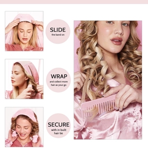 Rizadores de pelo sin calor de alta calidad, diadema, rodillos de pelo sin calor, rizos perezosos con gancho <span class=keywords><strong>para</strong></span> dormir, varillas flexibles suaves <span class=keywords><strong>para</strong></span> peinar el cabello - Product Image 6
