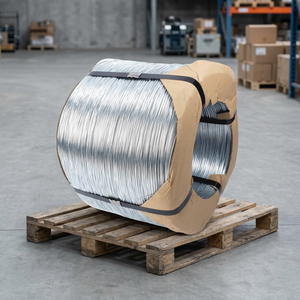 Bobine de fil d'acier galvanisé de 1 mm de diamètre, haute flexibilité, résistant à la corrosion, directement de l'usine - Product Image 4