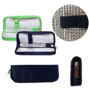 Portable Insulin Pen Cooler Bag Waterproof Oxford Cloth Double Zipper Design Diabetic Insulin Aluminum Foil Drugs Freezer - Product Image 4