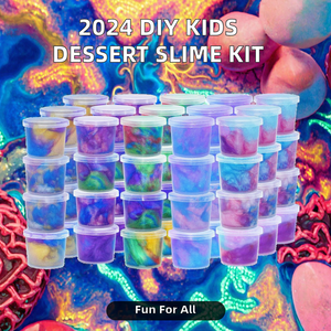 2024 Hot DIY Kids Party Favors 12-Color Chocolate Donuts Ice Cream Dessert Theme <b>Slime</b> <b>Kit</b> for 2-4 Year Olds Unisex Make <b>Slime</b> - Product Image 2