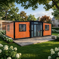 Maison préfabriquée mobile pliable et extensible certifiée selon la norme australienne, maison miniature préfabriquée avec 2, 3 ou 4 chambres