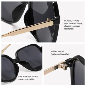 คอนเชนแว่นกันแดดทรงสี่เหลี่ยมวัสดุพีซีป้องกันรังสียูวี 400 สำหรับทุกเพศสำหรับการเดินทางแฟชั่นการขับขี่ป้องกันแสงแดด - Product Image 5