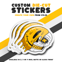 Stiker Vinyl Perekat Cetak Offset CMYK Anime Populer, Tahan Air, Potongan Presisi, Warna dan Ukuran Kustom, untuk Laptop