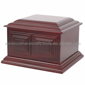 Urnes de crémation en bois de conception unique pour adultes Urnes funéraires Urnes funéraires taille personnalisée Fournitures funéraires - Product Image 1