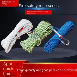 Cuerda de Seguridad contra Incendios, Escape de Emergencia, Rescate, Anticaídas, Cuerda de Seguridad Colgante, Autosalvamento, Nailon, Polipropileno - Product Image 2