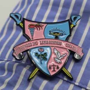 Lanières tissées de la sororité Gamma Phi Delta bleu bébé, lettres grecques brodées, lanières avec logo personnalisé - Product Image 5