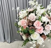 Seiden-Kunstblumenarrangement Tischdekoration Hochzeit Weihnachten Muttertag Gemischte Blumen Handgefertigt Natürlich Realistisch