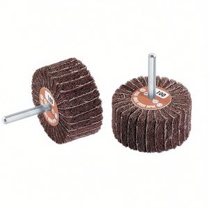 Fervi <b>Grinding</b> <b>Wheels</b> Mixed Stem Canvas Abrasive Cloth 100 Grit 9000 RPM - Product Image 2