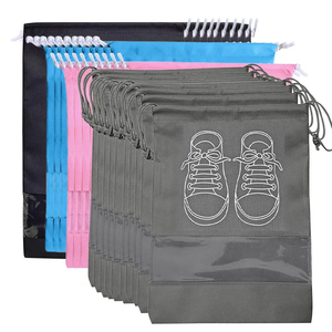 Wholesale Non-Woven <b>Storage</b> <b>Shoe</b> Bag Drawstring Travel Convenient Dustproof Household Cover - Product Image 3