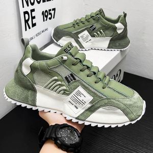 Zapatillas Deportivas Casuales de Malla para Hombre, con Cordones, Punta Redonda, Transpirables, Estilo Caminata, Suela Gruesa, para Todas las Temporadas - Product Image 4