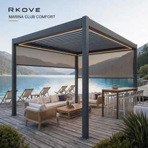 ศาลาพักผ่อนริมน้ำ RKOVE RK-S3 ขนาด 7*7 เมตร สำหรับระบบพักผ่อนกลางแจ้งริมน้ำแบบออสเตรเลีย - Product Image 1