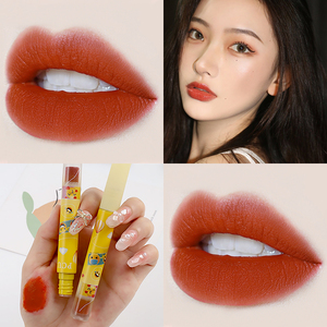 Maquillaje vegana para niños, brillo de labios, tinte de terciopelo, crema, resistente al agua, lápiz labial líquido mate duradero, venta al por mayor - Product Image 5