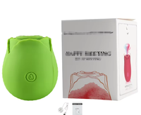 Rosen-Silikon-Vibrator für Frauen Klitoris-Sauger Brustwarzen-Stimulator Erotikspielzeug Weiblicher Masturbator USB-Aufladbar 7 Frequenzen