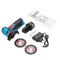Meuleuse d'angle portable mini sans fil 12V à moteur à balais au lithium-ion avec interrupteur à gâchette pour bricolage, vente chaude en gros d'usine