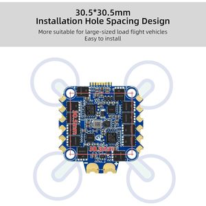 Controlador ESC de velocidad eléctrica SEQURE 65A 4 en 1 2-6S 10A continuo para Drones de carreras FPV Freestyle AM32 Made Lipo 30,5x30,5mm - Product Image 6