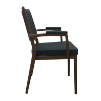 Fauteuil individuel de salle à manger confortable et moderne de style minimaliste avec coussin rembourré en mousse pour restaurant