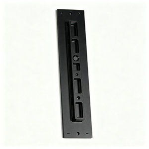 Servicio de mecanizado CNC de aluminio 6061-T6 personalizado OEM para placa de montaje de tira larga, cerradura de puerta inteligente y accesorio de automatización no estándar - Product Image 1