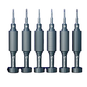 Jeu de tournevis de précision électrique de qualité industrielle pour bricolage, avec poignée en acier chromé, incluant les embouts Torx, Phillips et plats - OEM - Product Image 1