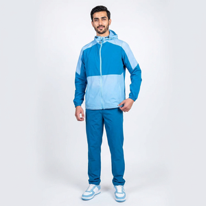 Comfortable Canvas Stand Collar Hooded Windbreaker <b>Jacket</b> Breathable Lightweight High Quality Outdoor Autumn - Product Image 1
