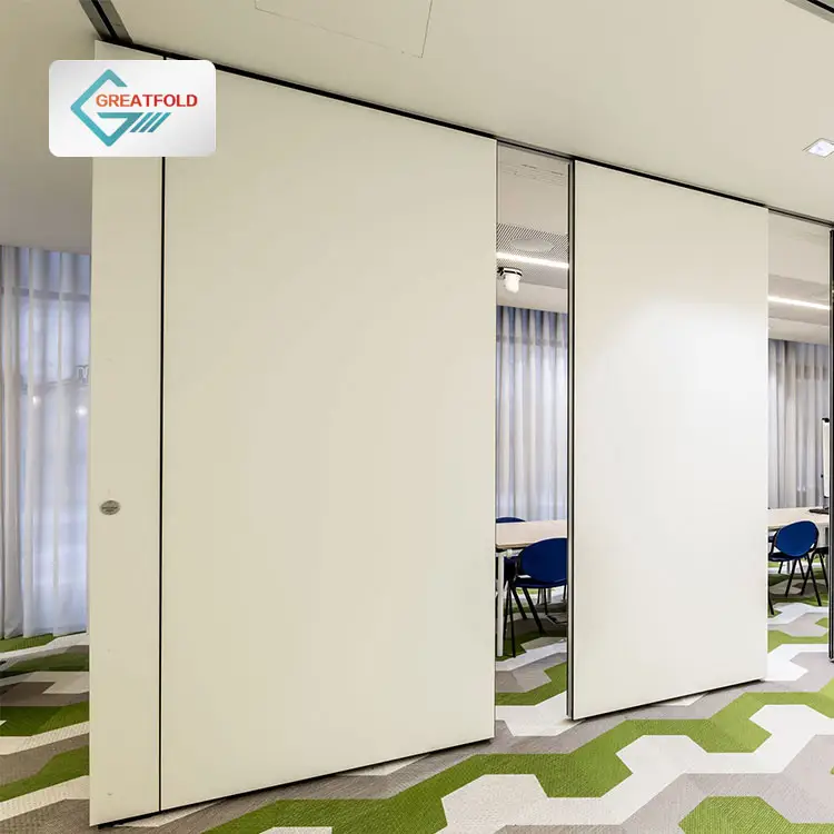 Panel Airwall Akustik Ruang Geser, Panel Pembagi Pintu Lipat, Pembagi Partisi Ruangan, Desain Dinding Kantor