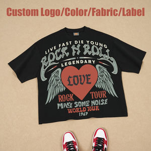 Camisetas Personalizadas de Manga Corta, Estilo Urbano, de Marca, Recortadas, Fabricadas, Estilo Vintage, Anime, para Hombre y Mujer, Camisetas de Alta Calidad - Product Image 1