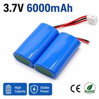 Paket Baterai Kustom Pabrik 3.7V 6000mAh 1S2P 22.2Wh Baterai Lithium Ion Isi Ulang untuk Instrumen Elektronik Konsumen