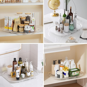 New <strong>Fridge</strong> <strong>Lazy</strong> <strong>Susan</strong> Turntable Organizer Refrigerator Clear Food Container <strong>Lazy</strong> <strong>Susan</strong> Turntable Organizer for Refrigerator - Product Image 6