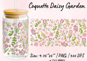 Enveloppe pour tasse à motif de fleurs sauvages, enveloppe pour verre à fleurs sauvages, enveloppe pour gobelet en verre de 16 oz, enveloppe pour tasse de printemps, téléchargement numérique, enveloppe pour tasse de printemps style bohème - Product Image 3