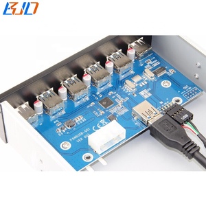 Werks großhandel 5,25 "CD-Treiber Desktop-Frontplatte mit 4 USB3.0 2 USB2.0-Anschluss für PC-Computer gehäuse - Product Image 4