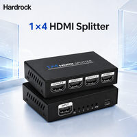 Hardrock Compact 4Kx2K untuk Splitter 1 Input 4 Output dengan Dukungan Warna Mendalam Metal 3D untuk Sistem Multi Display Showroom