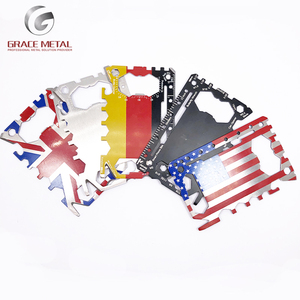 Freebie biểu tượng tùy chỉnh Cắm Trại Đi Bộ Đường Dài <span class=keywords><strong>Survival</strong></span> 46 trong 1 đa chức năng công cụ thẻ tín dụng EDC Công cụ <span class=keywords><strong>Multitool</strong></span> tiện ích cho người đàn ông - Product Image 2