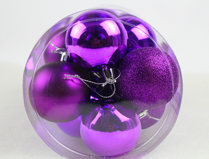 Fornitore all'Ingrosso Decorazioni Natalizie 4cm 6cm 8cm Nuovo Design Palline di Natale in Plastica Addobbi - Product Image 6
