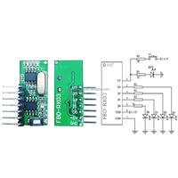 Module émetteur et récepteur rf 433 mhz kit de transmission sans fil 5V module rf longue portée 100m