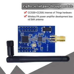 ZigBee Conversion Serial port TTL uart Wireless PA Module CC2530+CC2591 Power amplifier development board Internet of things