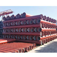 Tuyau en fonte ductile centrifugée pour soudage et pliage, normes ISO2531 EN545 EN598, pour l'alimentation en eau municipale