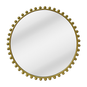 Nhà Máy Trực Tiếp Nghệ Thuật Trang Trí Gương Kim Loại Khung Vàng Vanity Gương Cho Phòng Ngủ Thông Tư Espejo Vòng Spiegel Trang Trí Nội Thất Tường Gương - Product Image 5