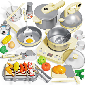 Ensemble de jouets de cuisine en plastique pour enfants filles garçons - Product Image 1