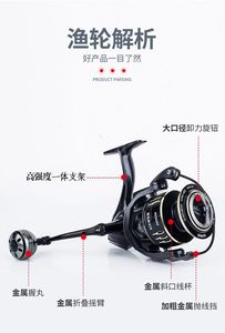 Hei Diao <span class=keywords><strong>รอก</strong></span>ตกปลา5.2:1 2500d-h, <span class=keywords><strong>รอก</strong></span>สปินนิ่งทำจากอะลูมิเนียม6000d-h 4000d-xh 3000d-xh 5000d-h - Product Image 3