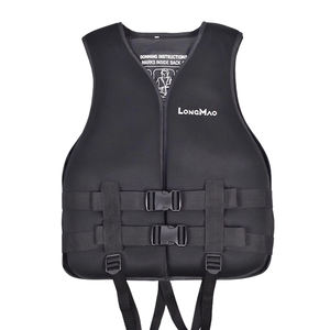 سترة نجاة: سترات نجاة متعددة الألوان، سترات نجاة بحرية، مخصصة للسباحة وركوب الكاياك، سترة إنقاذ من النيوبرين عالية الطفو - Product Image 4