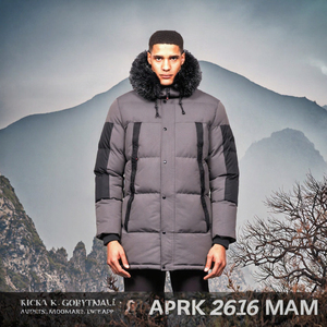 Chaqueta de Invierno para Hombre, Parka con Capucha, Abrigo Acolchado, Corte Regular, Ropa de Abrigo para Exteriores - Product Image 3