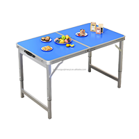 Table et chaises pliantes en aluminium et MDF de 180 cm (6 pieds) pour événements, usage extérieur ou intérieur, pour mobilier de jardin - Vente en gros