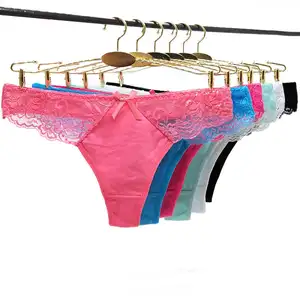 Tangas de algodón para mujer, ropa interior Sexy transparente para mujer, bragas de Bikini con cordón, ropa interior para chica, foto Sexy hd