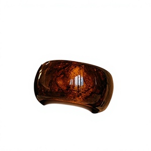 Bracelet rond artistique en résine écologique, fait à la main, cadeau de mariage, bijoux - Product Image 3