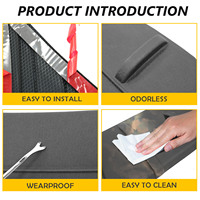 Protecteur de capot compatible avec RAM 1500 2019-2025, accessoires durables en TPE, déflecteur anti-insectes, protection de capot
