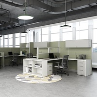 Capacités d'insonorisation de conception modulaire de haute qualité Cabines de bureau avec un grand espace de stockage pour l'espace de bureau du personnel