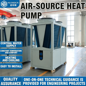 Pompe à chaleur pour piscine commerciale d'hôtel 65 kW 130 kW, chauffe-eau facile à installer, nouvelle pompe à chaleur air-eau pour chauffage et refroidissement - Product Image 2