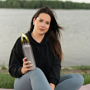 แก้วมัคสแตนเลสสำหรับเดินทางขนาด500มล. กระบอกน้ำทองแดงเคลือบเงาสุญญากาศผนังสองชั้นเก็บกระสุนทรงกระสุนโลโก้ที่กำหนดเอง - Product Image 5