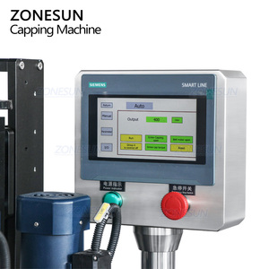 ZONESUN ZS-XG24 Máquina Tapadora Automática Servoaccionada para Tapas de Bomba de Botellas de Gel de Ducha, con Alimentación y Clasificación de Tapas Roscadas - Product Image 3