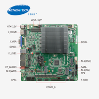 ITX-B509_J126L Celeron Celeron 95a DDR4 16GB 8 USB 6 COM 12V fansız Mini Itx endüstriyel kontrol bilgisayar anakartı
